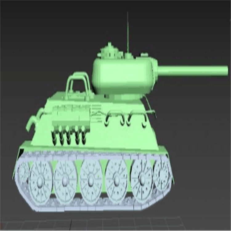 康乐充气军用坦克模型